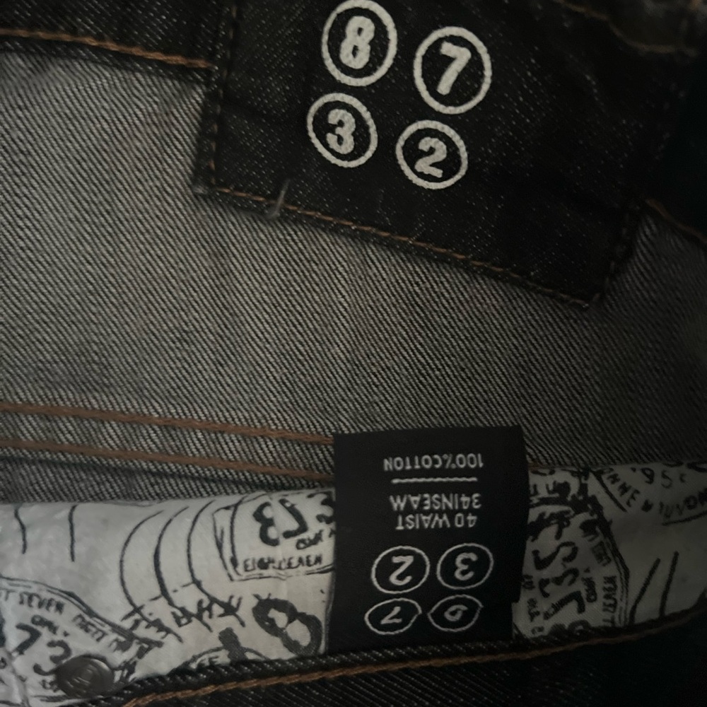 Mens black jeans